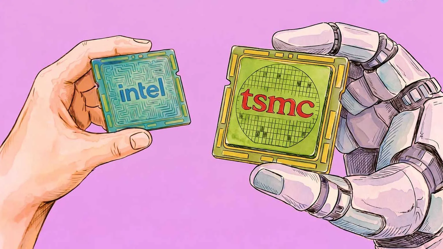 رقابت جدید در بسته‌بندی تراشه‌های هوش مصنوعی؛ آیا اینتل می‌تواند سلطه TSMC را به چالش بکشد؟