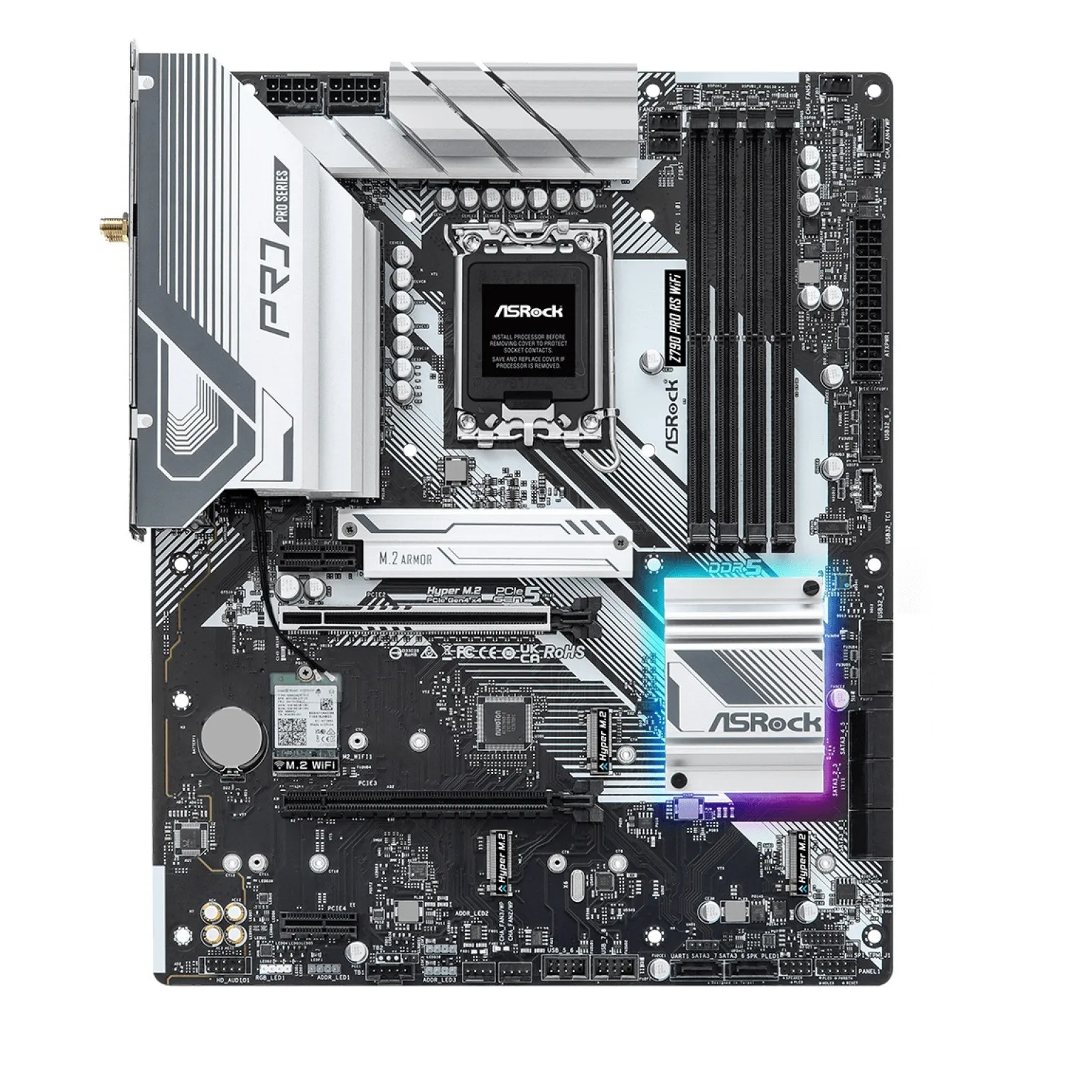 مادربرد ASRock Z790 Pro RS WiFi - تصویر گالری 2