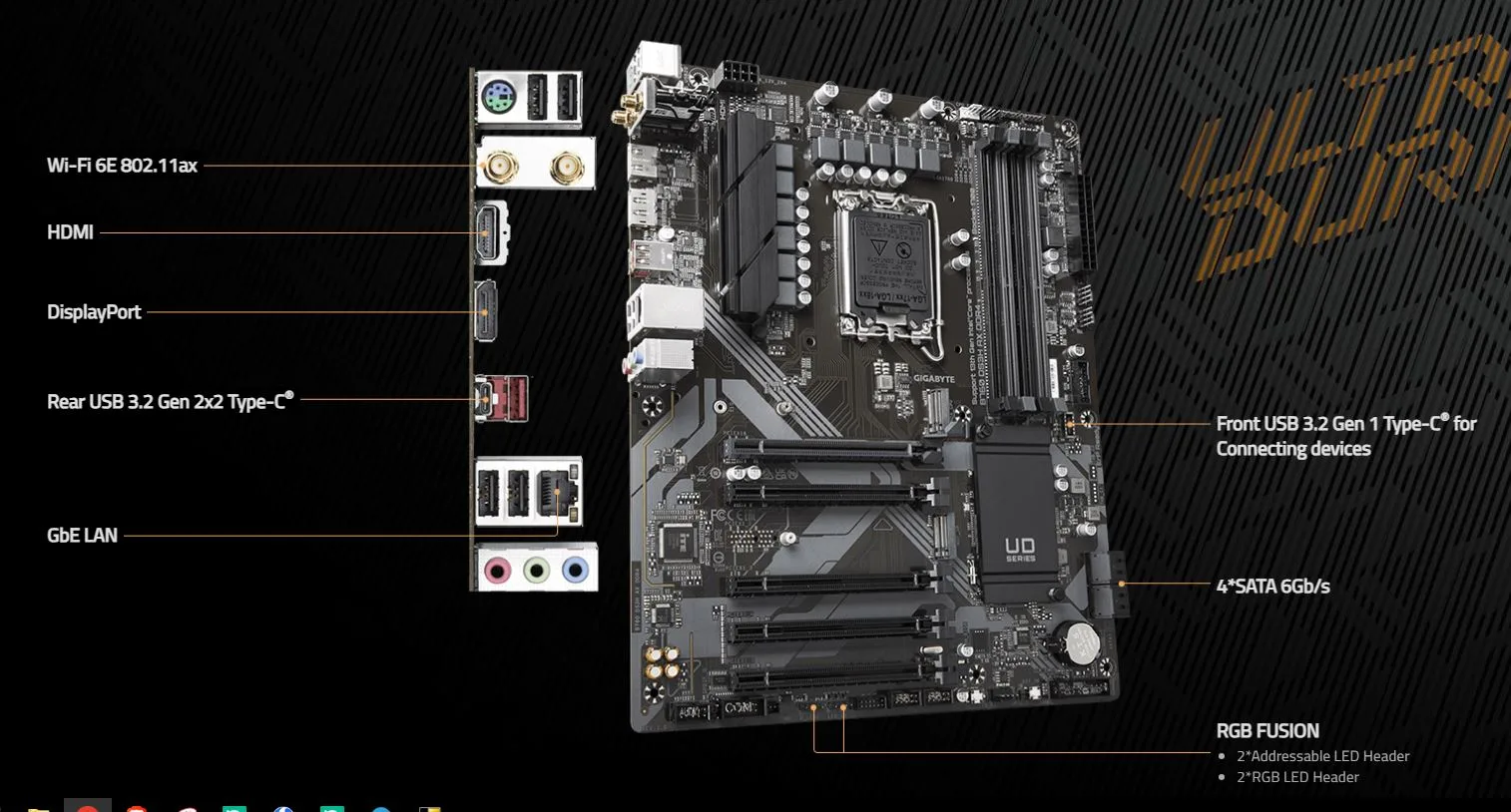 مادربرد GIGABYTE B760 DS3H AX - تصویر گالری 3