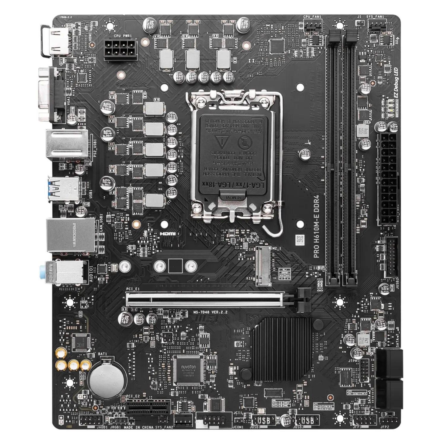 مادربرد MSI PRO H610M-E DDR4 - تصویر گالری 2