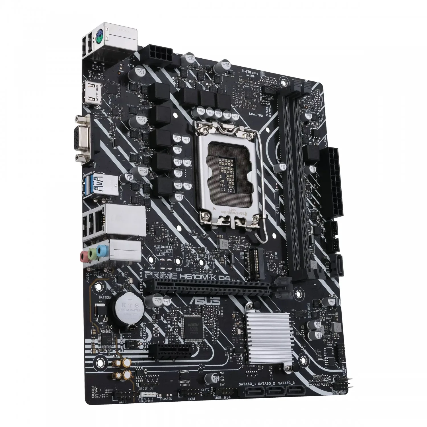 مادربرد ASUS Prime H610M-K D4 - تصویر گالری 3