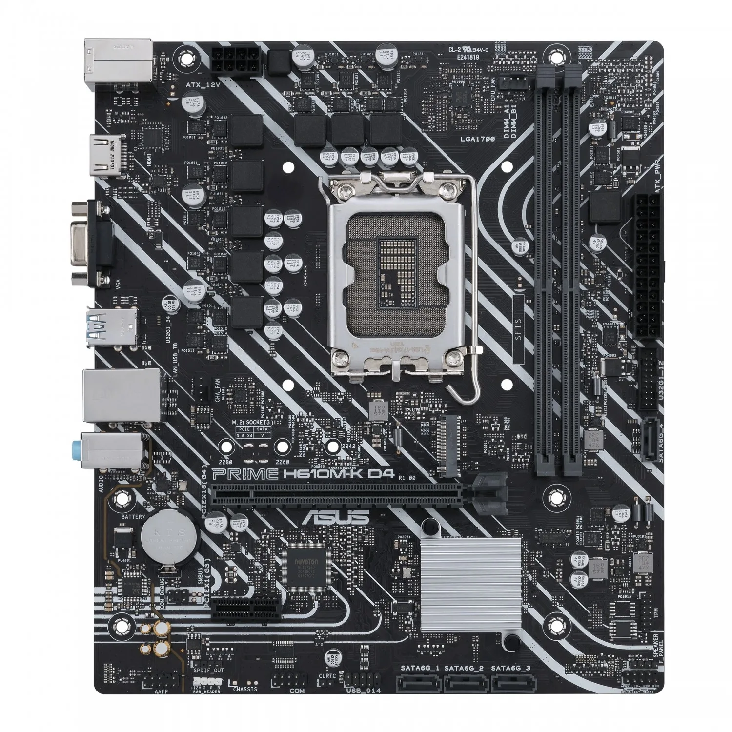 مادربرد ASUS Prime H610M-K D4 - تصویر گالری 2
