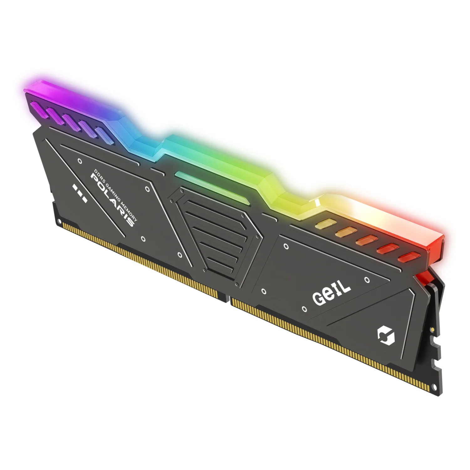 رم Geil Polaris RGB DDR5 16GB Single 4800MHz CL40 - Titanium Gray - تصویر گالری 3