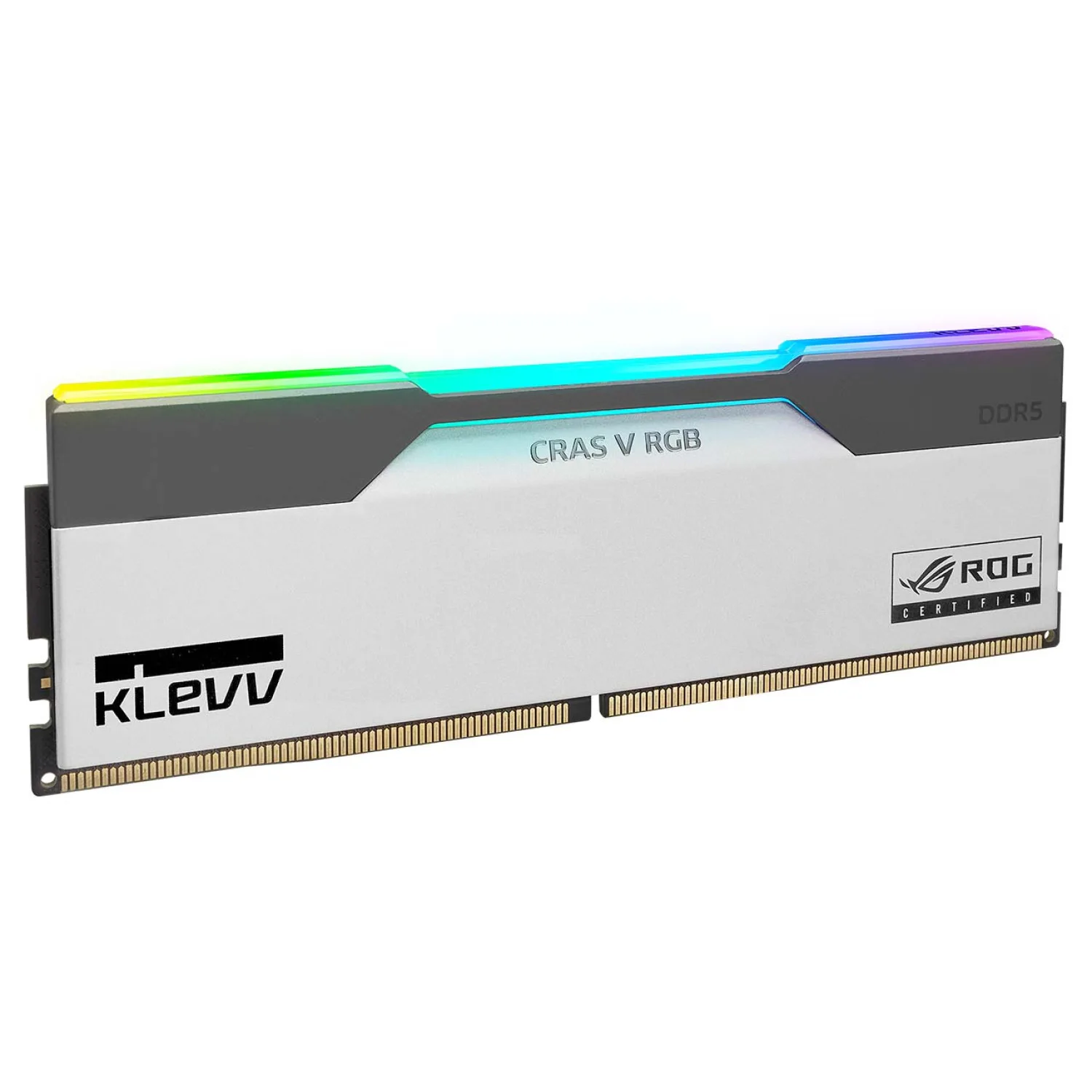 رم KLEVV Cras V RGB ROG Certified 48GB Dual 6200MHz CL32 - White - تصویر گالری 2