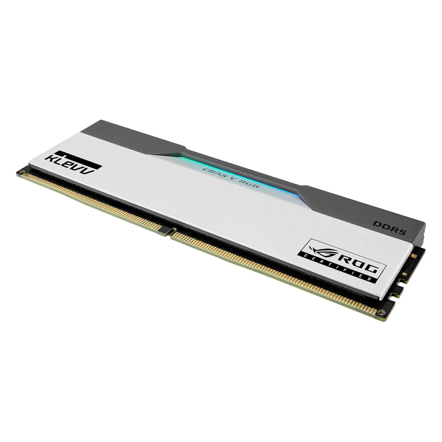 رم KLEVV Cras V RGB ROG Certified 48GB Dual 6200MHz CL32 - White - تصویر گالری 4