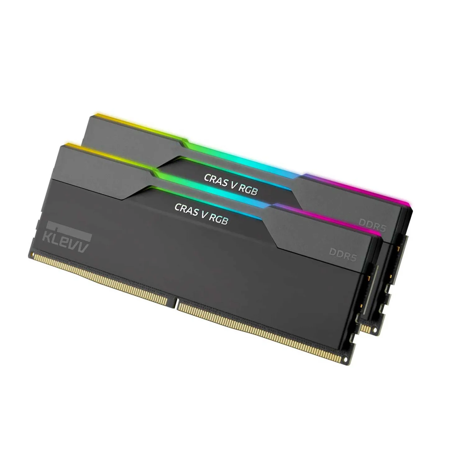 رم KLEVV Cras V RGB 32GB Dual 7200MHz CL34 - Black - تصویر گالری 2