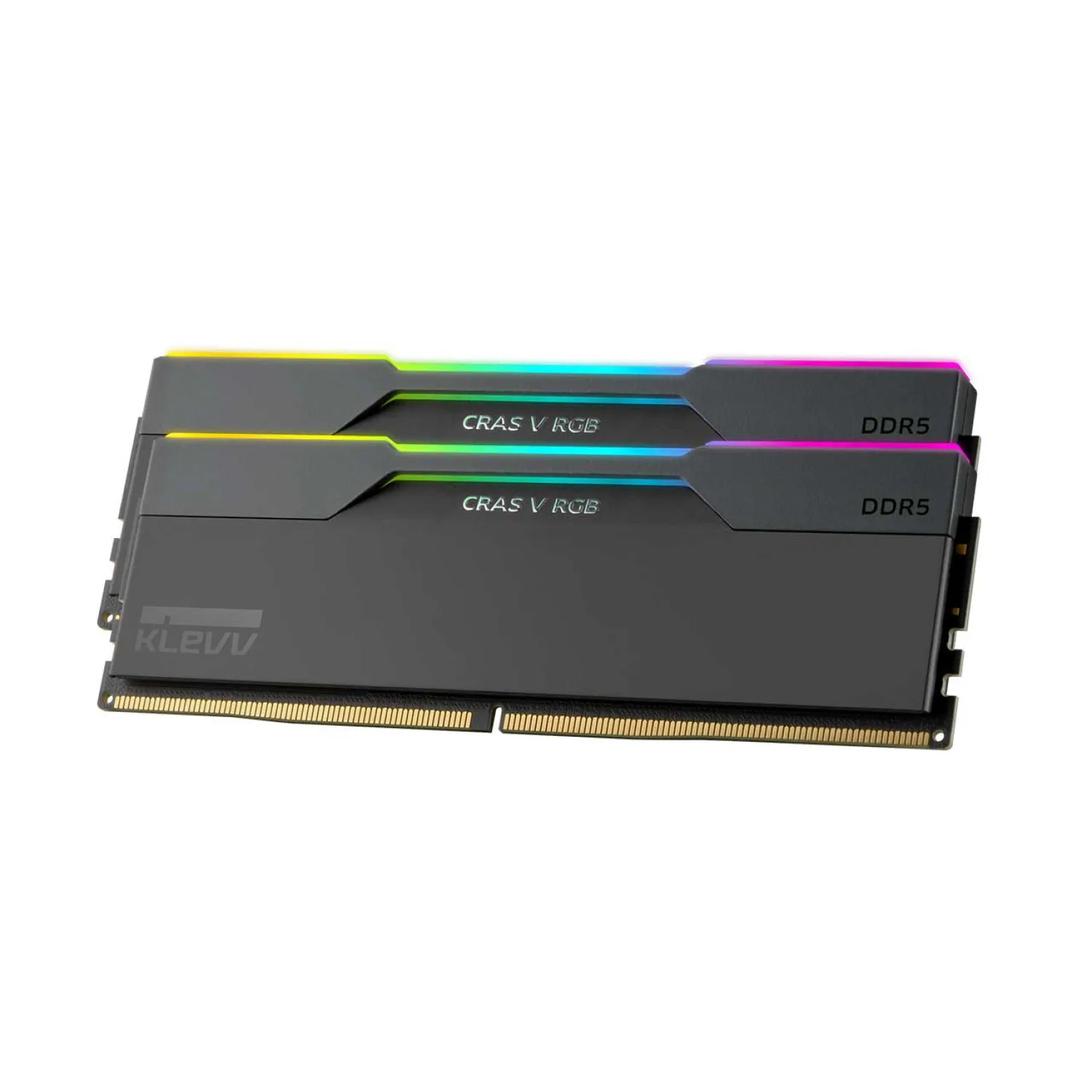 رم KLEVV Cras V RGB 32GB Dual 7200MHz CL34 - Black - تصویر گالری 4