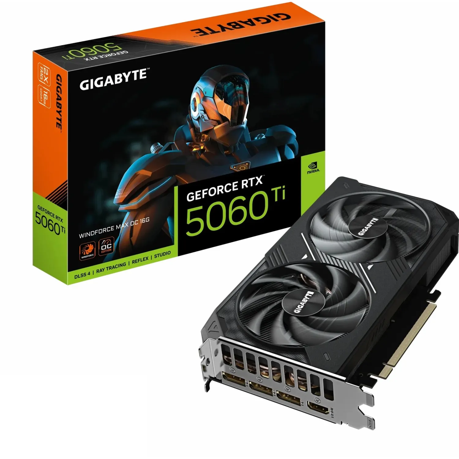 کارت گرافیک GIGABYTE RTX 5060 Ti Windforce MAX OC 16G