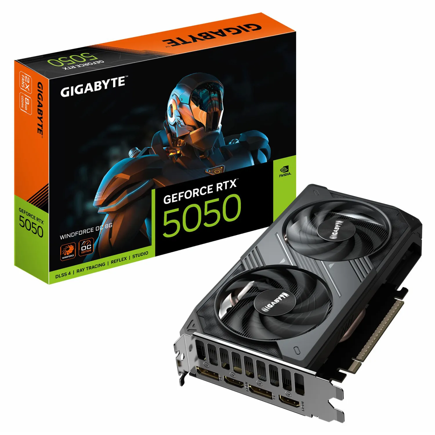 کارت گرافیک GIGABYTE RTX 5050 Windforce OC 8GB