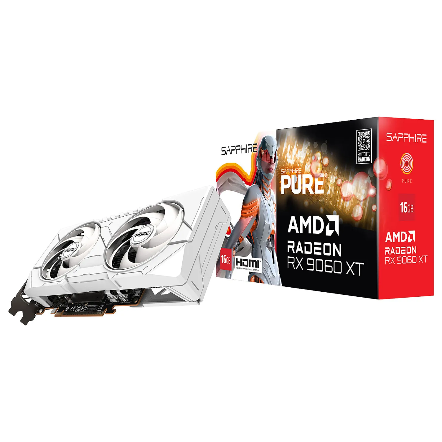 کارت گرافیک Sapphire Pure RX 9060 XT OC 16GB
