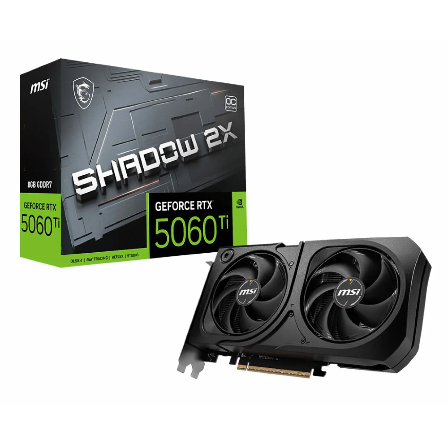 کارت گرافیک MSI RTX 5060 Ti 8G Shadow 2X OC Plus