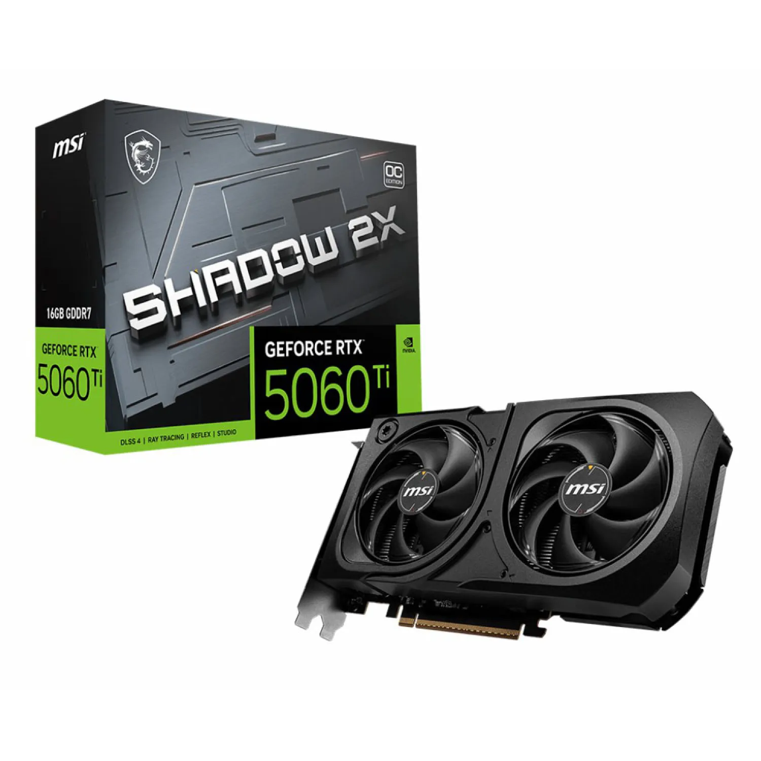کارت گرافیک MSI RTX 5060 Ti 16G Shadow 2X OC Plus
