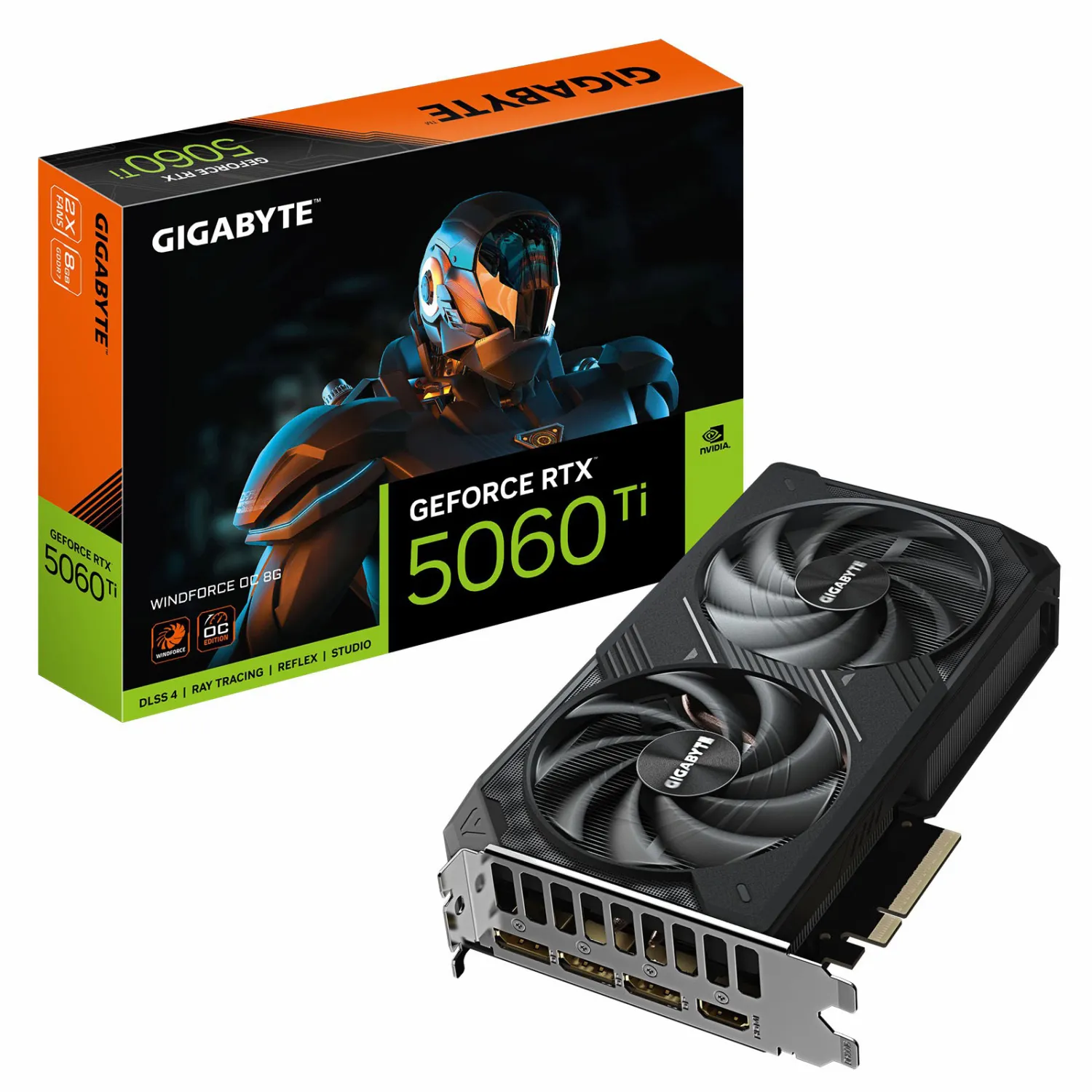 کارت گرافیک GIGABYTE RTX 5060 Ti Windforce OC 8G