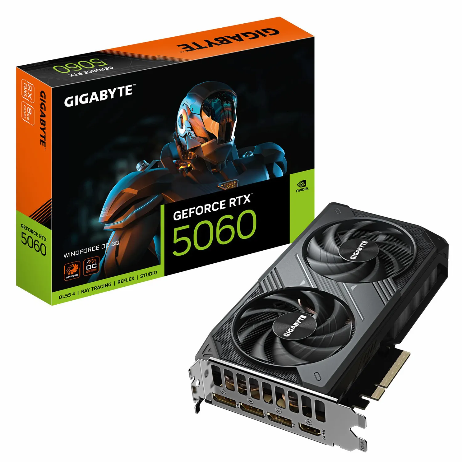 کارت گرافیک GIGABYTE RTX 5060 Windforce OC 8G