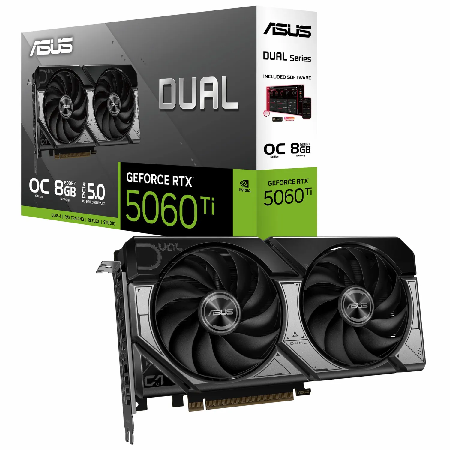 کارت گرافیک ASUS DUAL RTX 5060 Ti OC 8GB