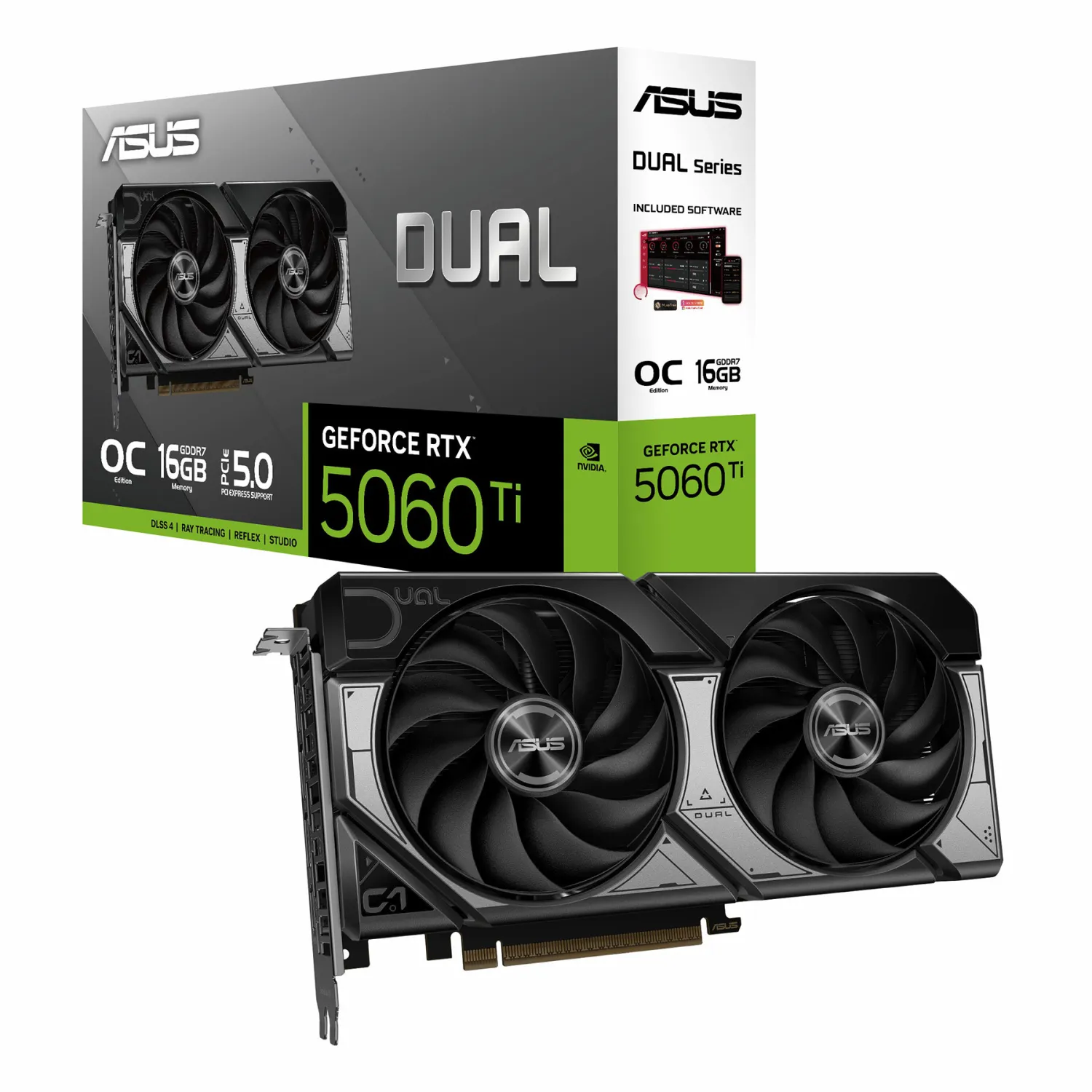 کارت گرافیک ASUS DUAL RTX 5060 Ti OC 16GB
