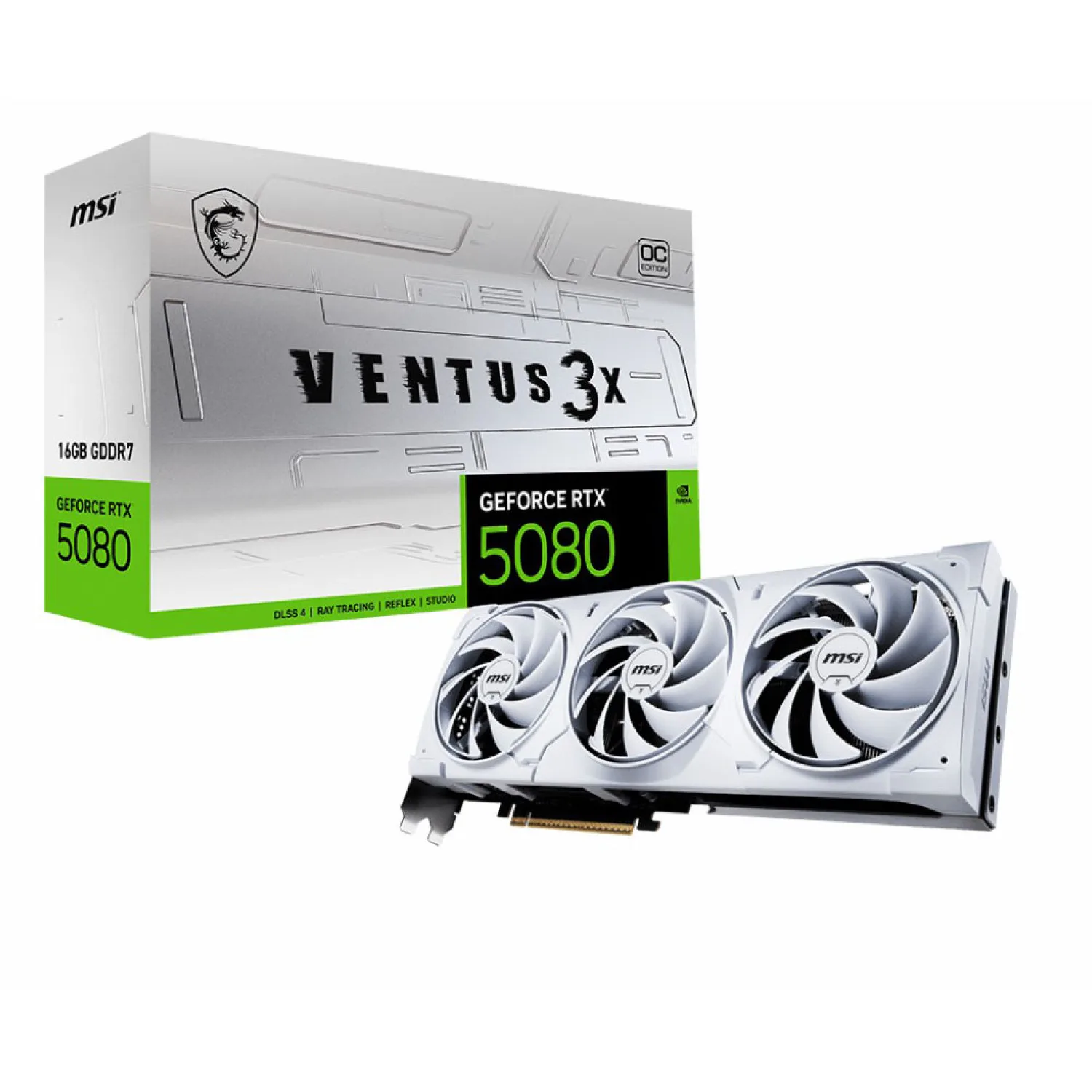 کارت گرافیک MSI RTX 5080 16G Ventus 3X OC White