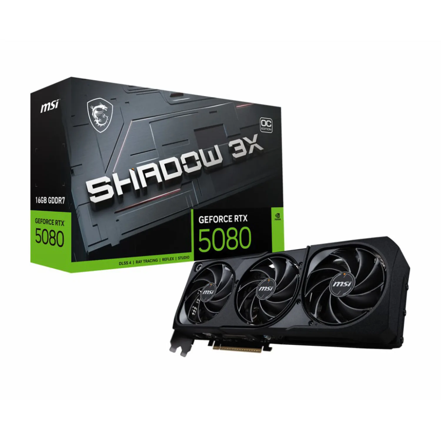 کارت گرافیک MSI RTX 5080 16G Shadow 3X OC