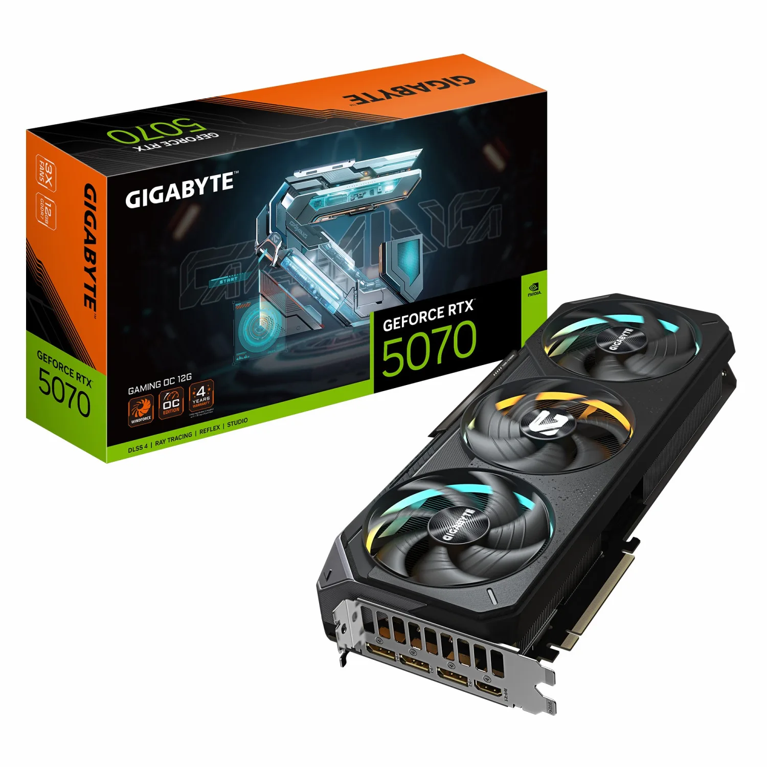 کارت گرافیک GIGABYTE RTX 5070 Gaming OC 12G