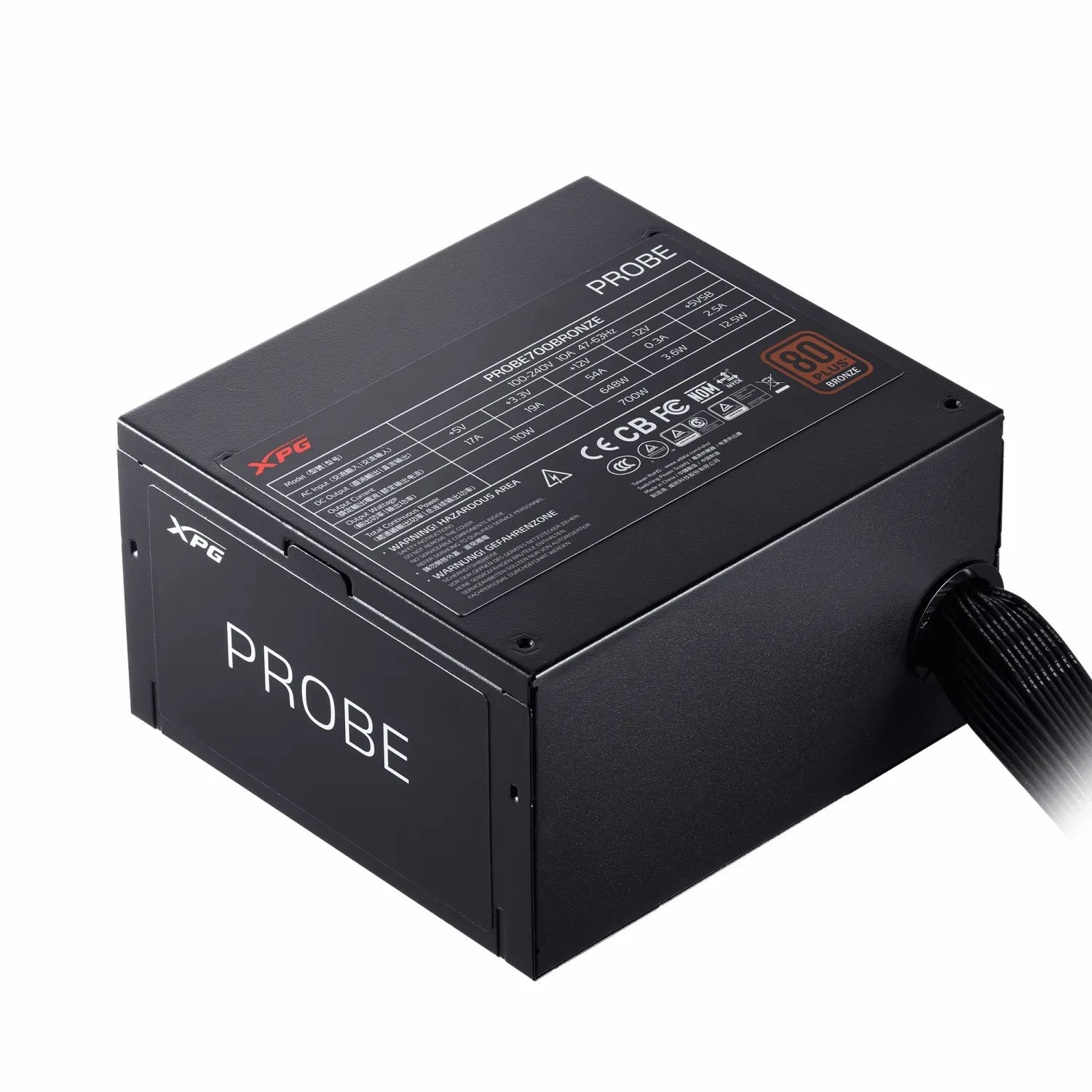 پاور ADATA XPG PROBE 600W Bronze - تصویر گالری 3