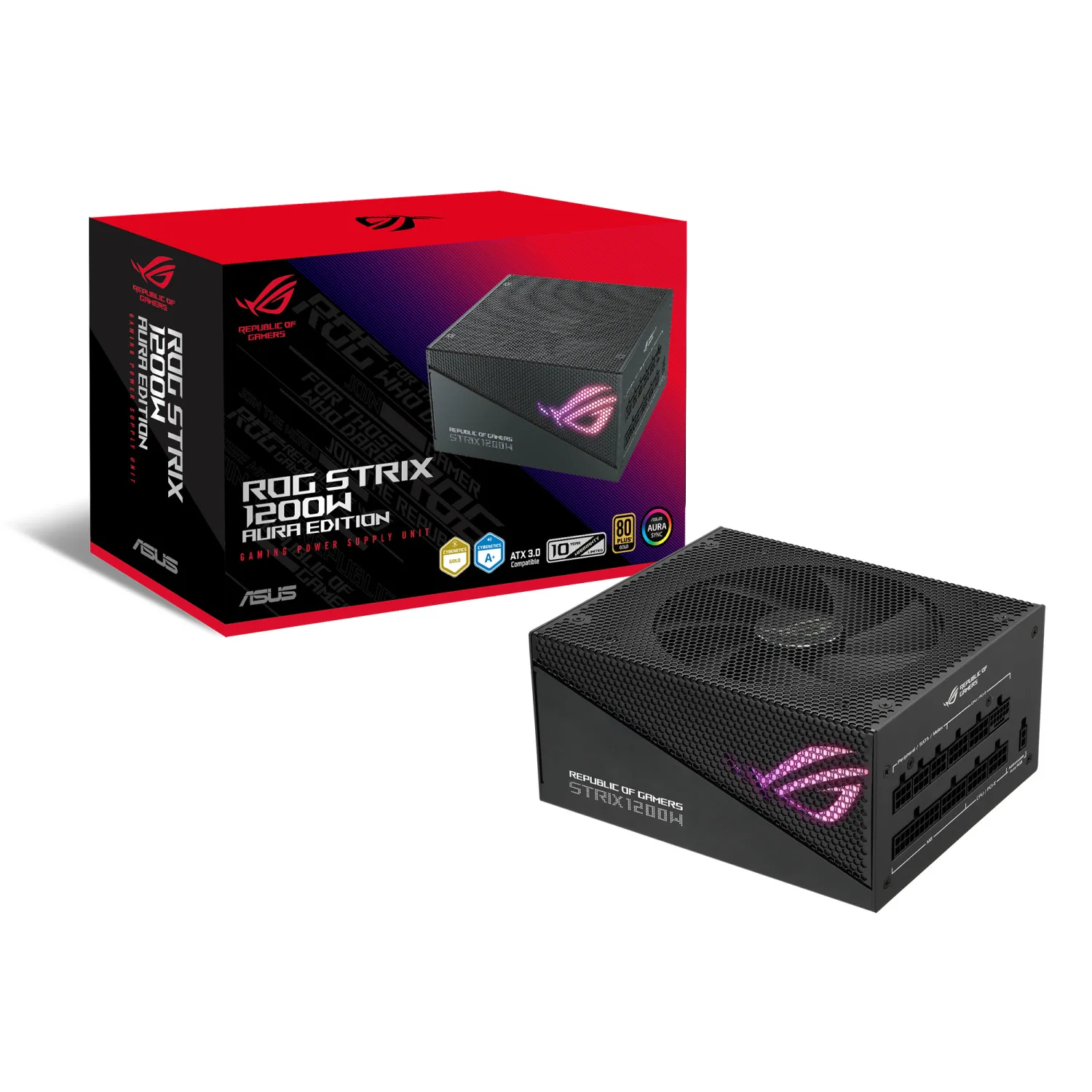پاور ASUS ROG STRIX 1200W GOLD Aura Edition