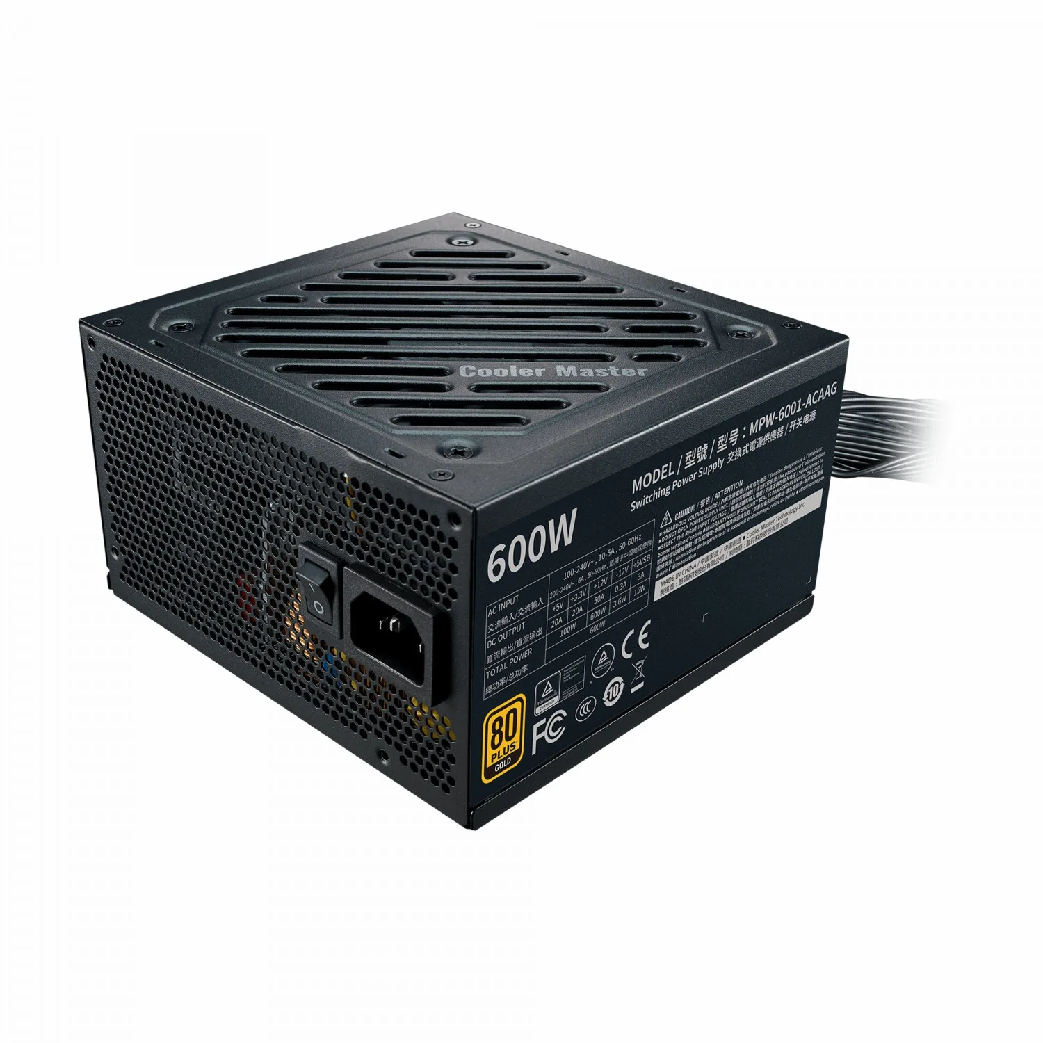 پاور Cooler Master G600 GOLD - تصویر گالری 3