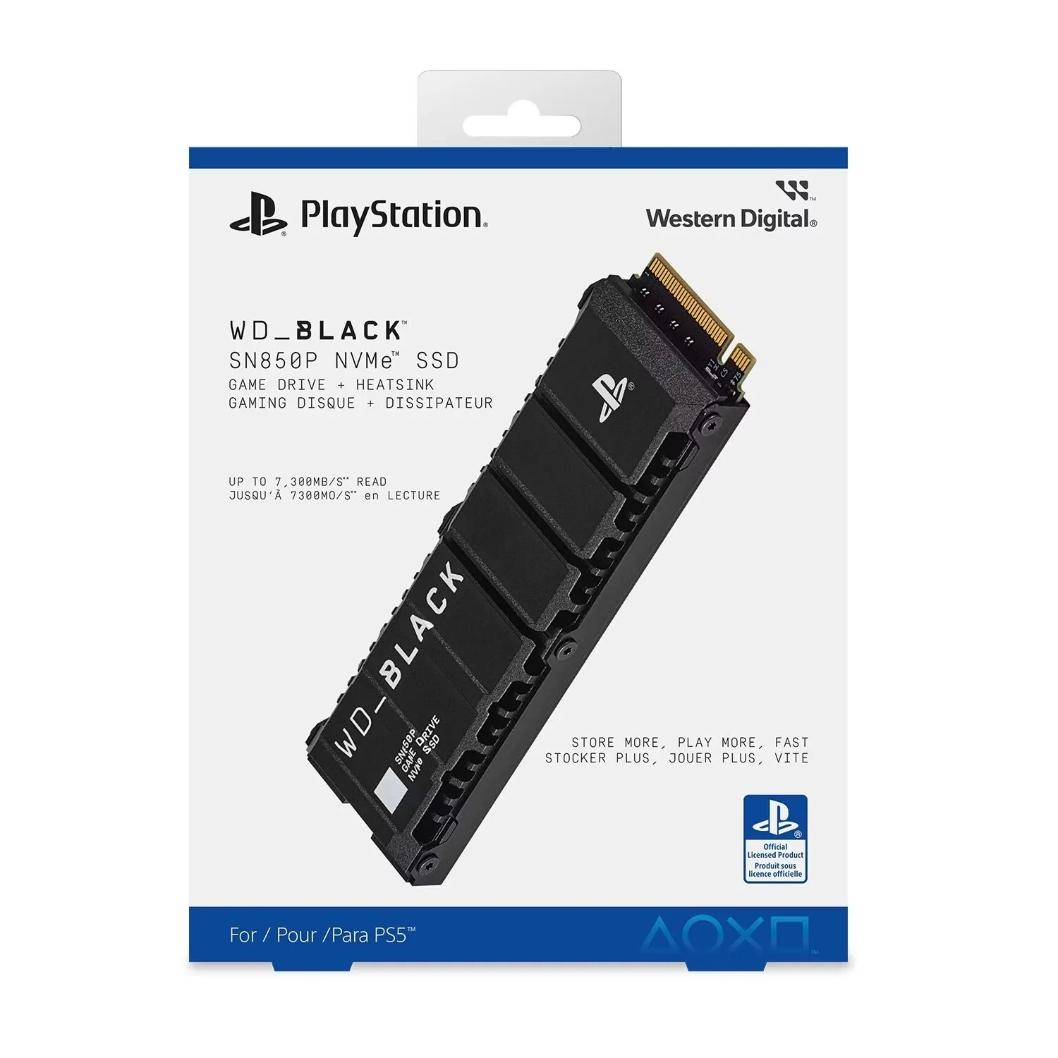 حافظه اس اس دی WD Black SN850P 1TB - for PS5 وسترن - تصویر گالری 4