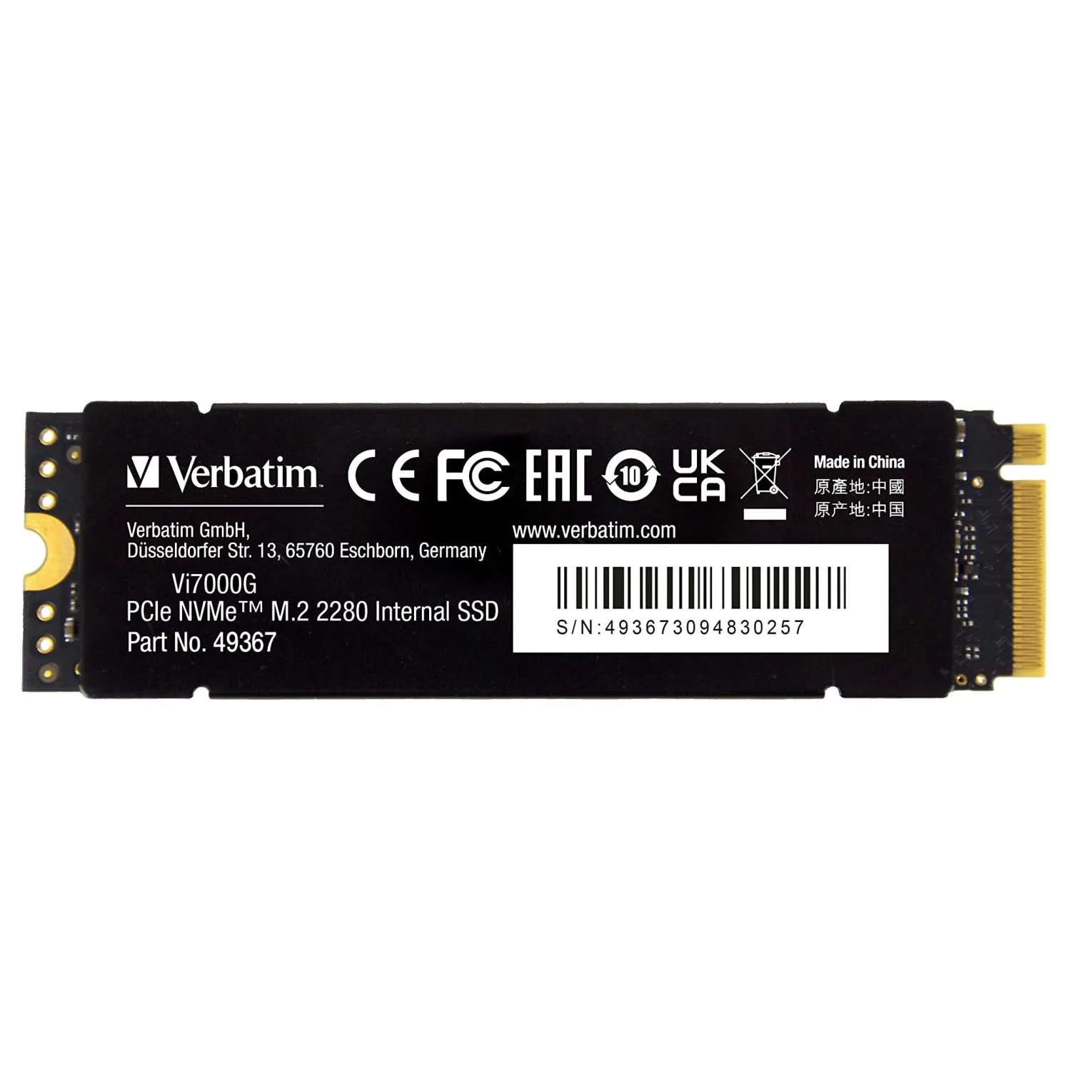 حافظه اس اس دی Verbatim Vi7000G 2TB - For PS5 - تصویر گالری 4