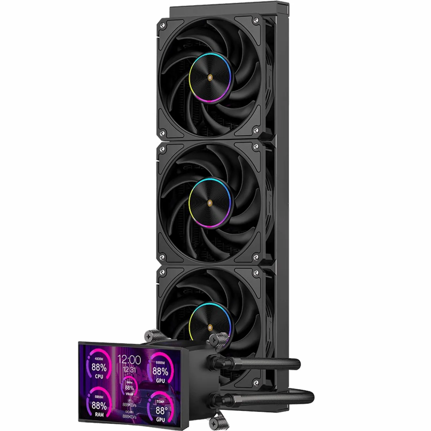کولر پردازنده AWEST GT-AV360L ICE VEIN - Black - تصویر گالری 3