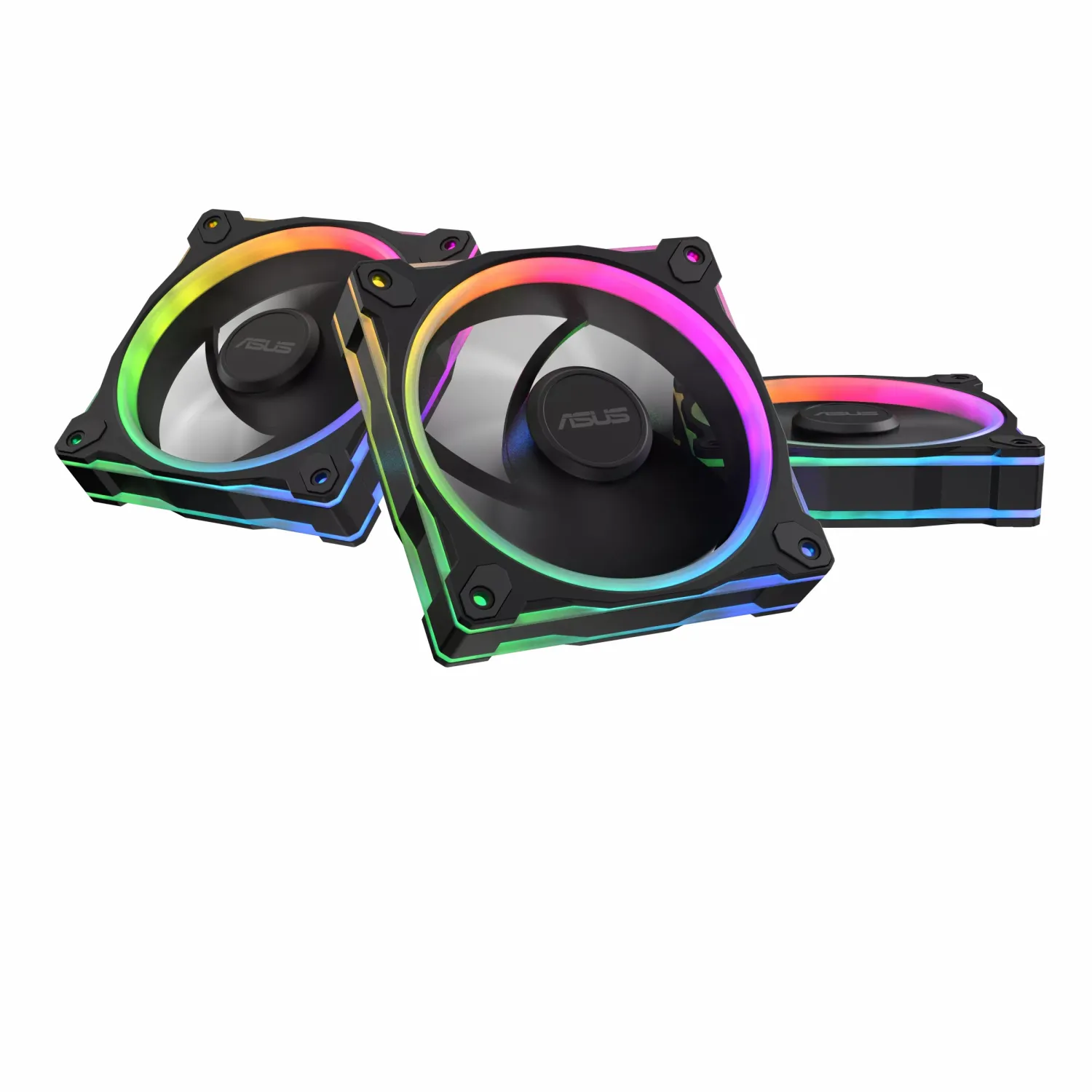 فن کیس ASUS Prime MR120 ARGB - ‌Black - 3 in 1 - تصویر گالری 2