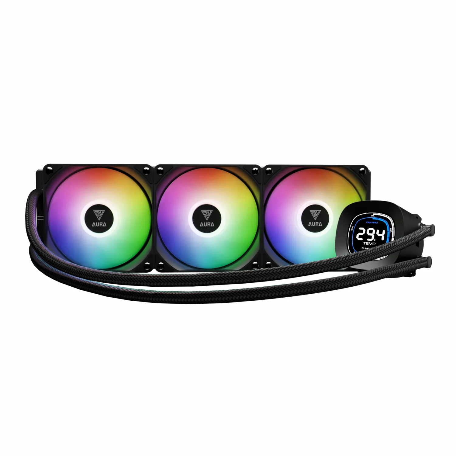 کولر پردازنده Gamdias Aura GL360 Digital - Black