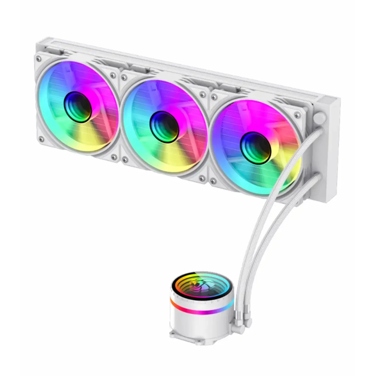 کولر پردازنده GameMax IceBurg 360 Infinity - White - تصویر گالری 2