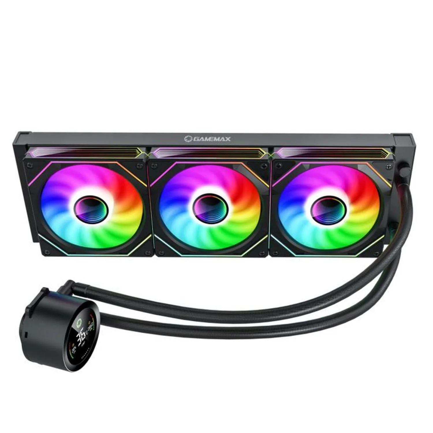 کولر پردازنده GameMax IceBurg 360 Digital - Black - تصویر گالری 2