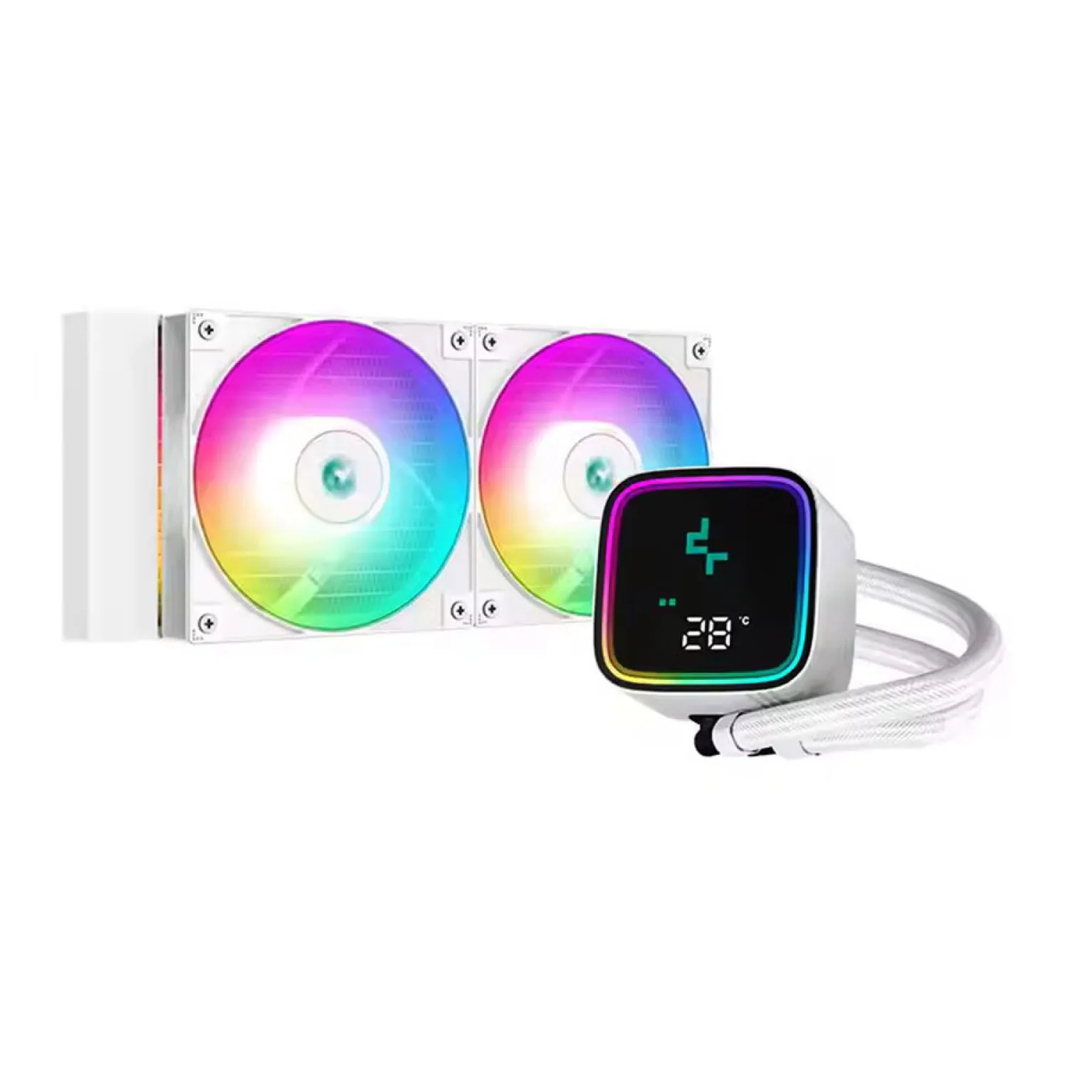 کولر پردازنده DeepCool LS520 SE Digital - White