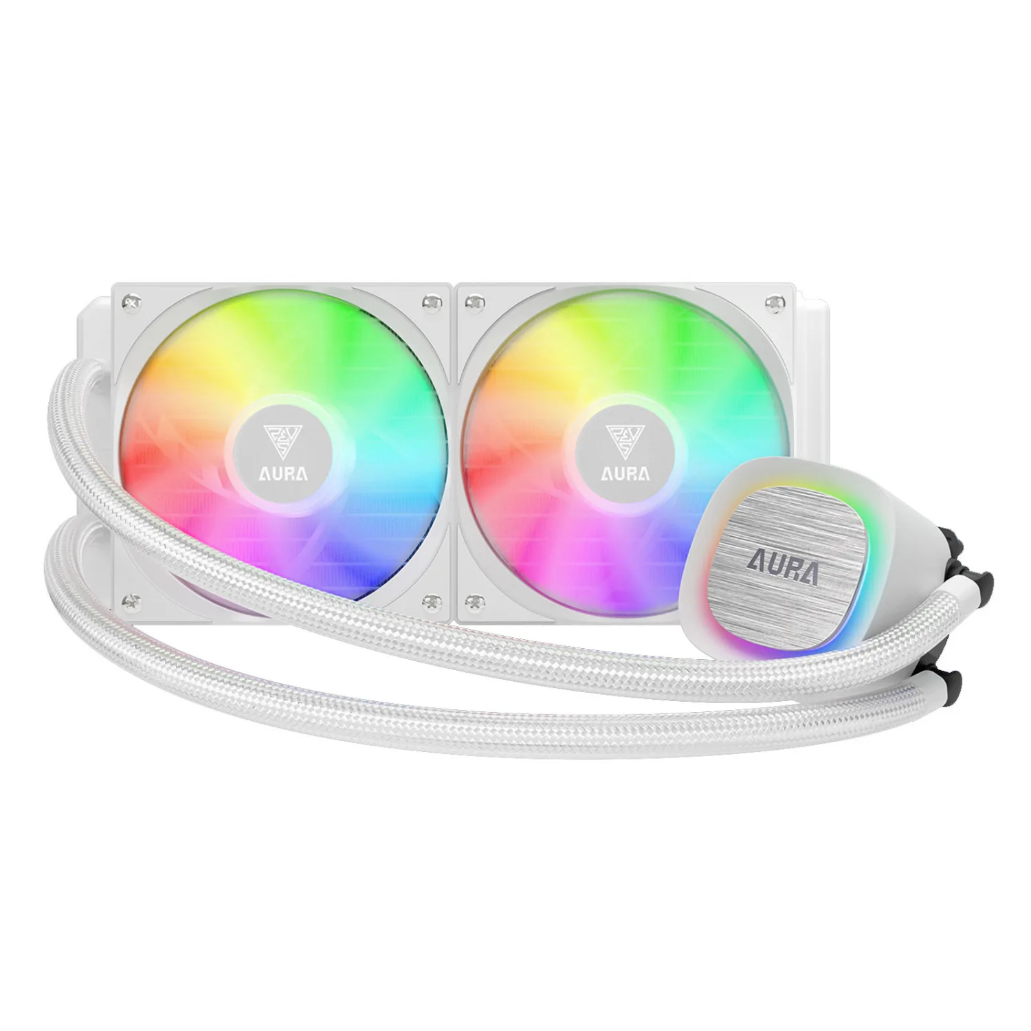 کولر پردازنده Gamdias Aura GL240 V2 - White - تصویر گالری 2