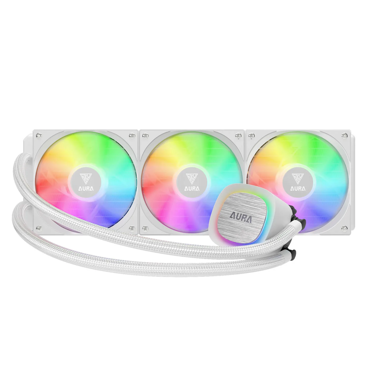 کولر پردازنده Gamdias Aura GL360 V2 - White - تصویر گالری 2
