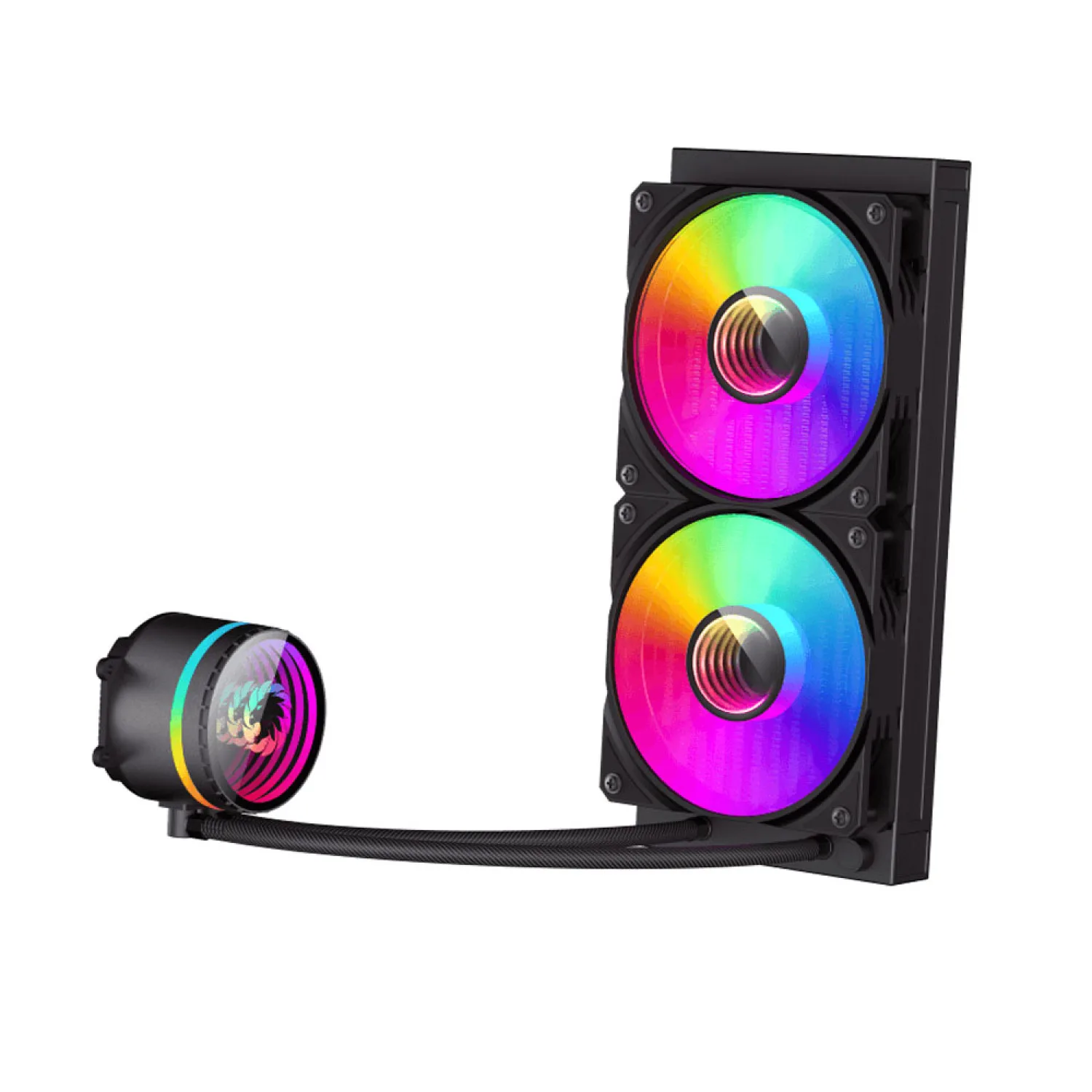 کولر پردازنده GameMax IceBurg 240 Infinity - Black - تصویر گالری 4