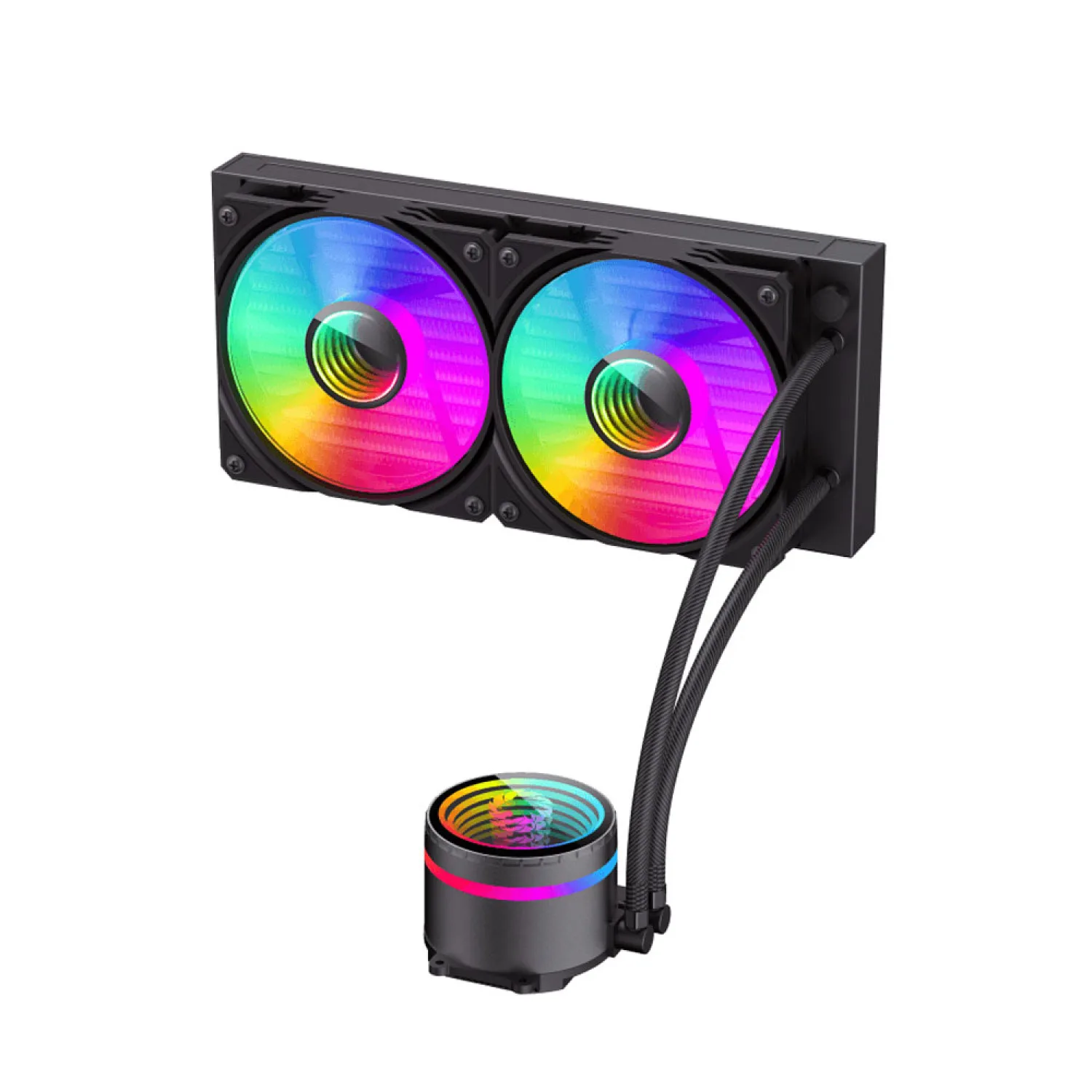کولر پردازنده GameMax IceBurg 240 Infinity - Black - تصویر گالری 3