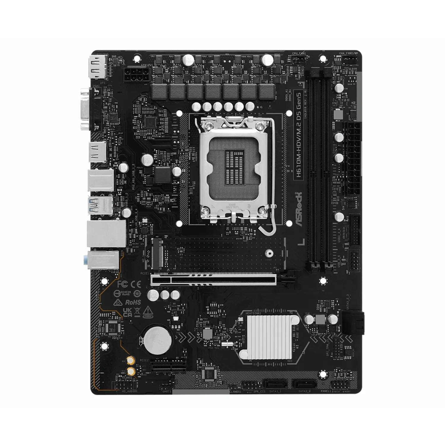 مادربرد ASRock H610M-HDV/M.2 Gen5 - تصویر گالری 2