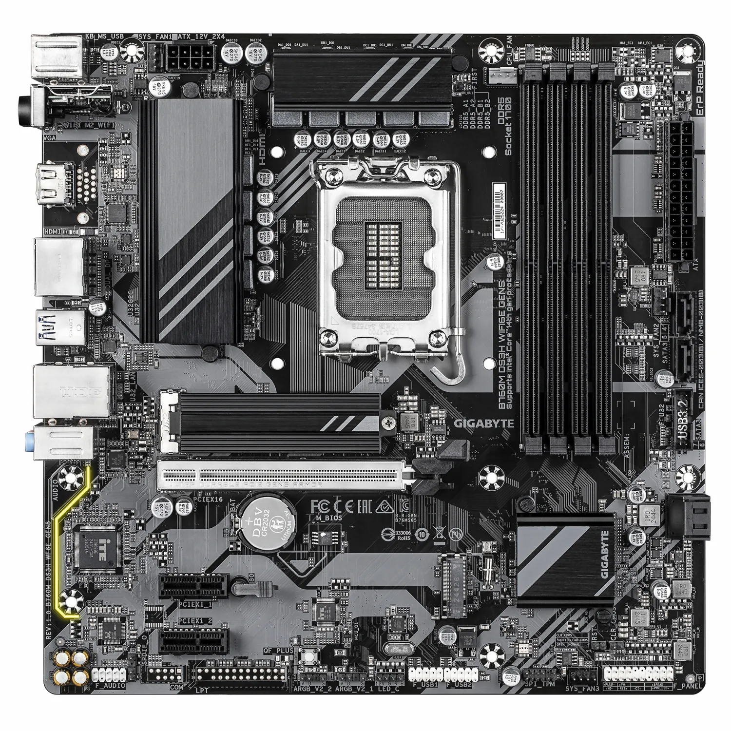 مادربرد GIGABYTE B760M DS3H WIFI6E GEN5 - تصویر گالری 2