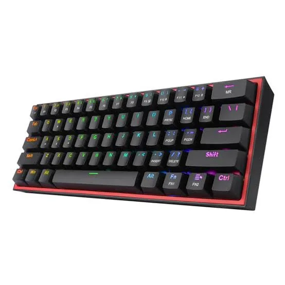 Keyboard RGB REDRAGON FIZZ K617 Mechanical Gaming White-black - تصویر گالری 3
