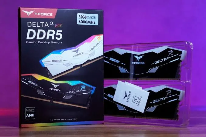 RAM Team Group T-Force DELTA 16G DUAL Gaming PC RGB D5-6000 CL38 مشکی - تصویر گالری 3