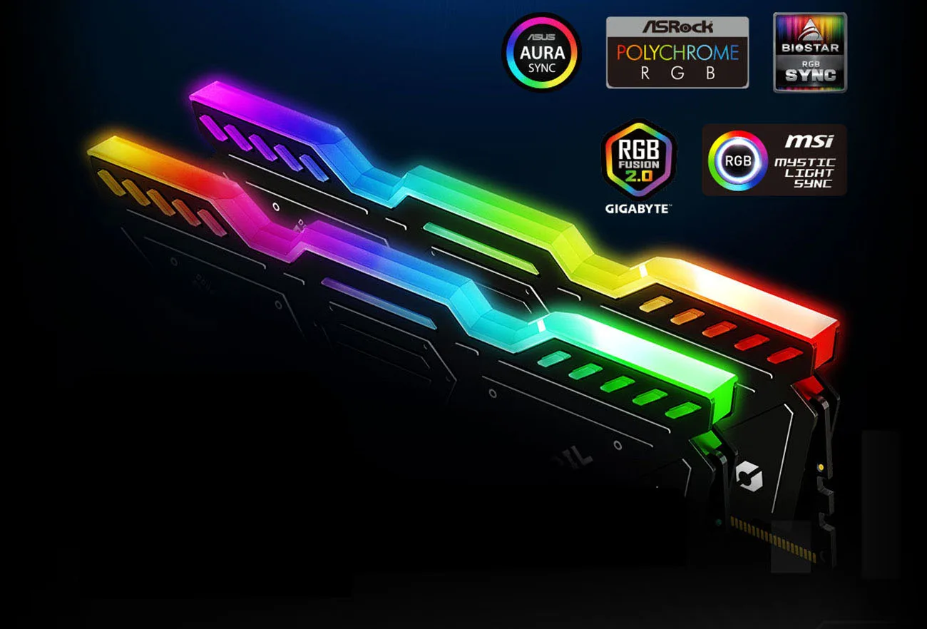 RAM GEIL Polaris 32G DUAL 6000 PC CL38 D5 مشکی - تصویر گالری 2