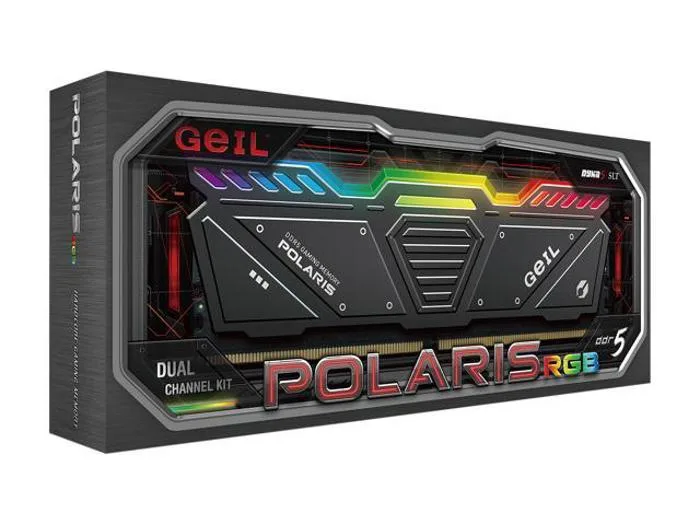 RAM GEIL Polaris 32G DUAL 6000 PC CL38 D5 مشکی - تصویر گالری 3