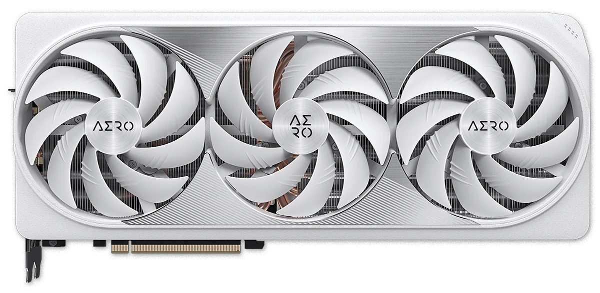 کارت گرافیک GIGABYTE GeForce RTX 4080 AERO OC 16GB GDDR6X سفید - تصویر گالری 1