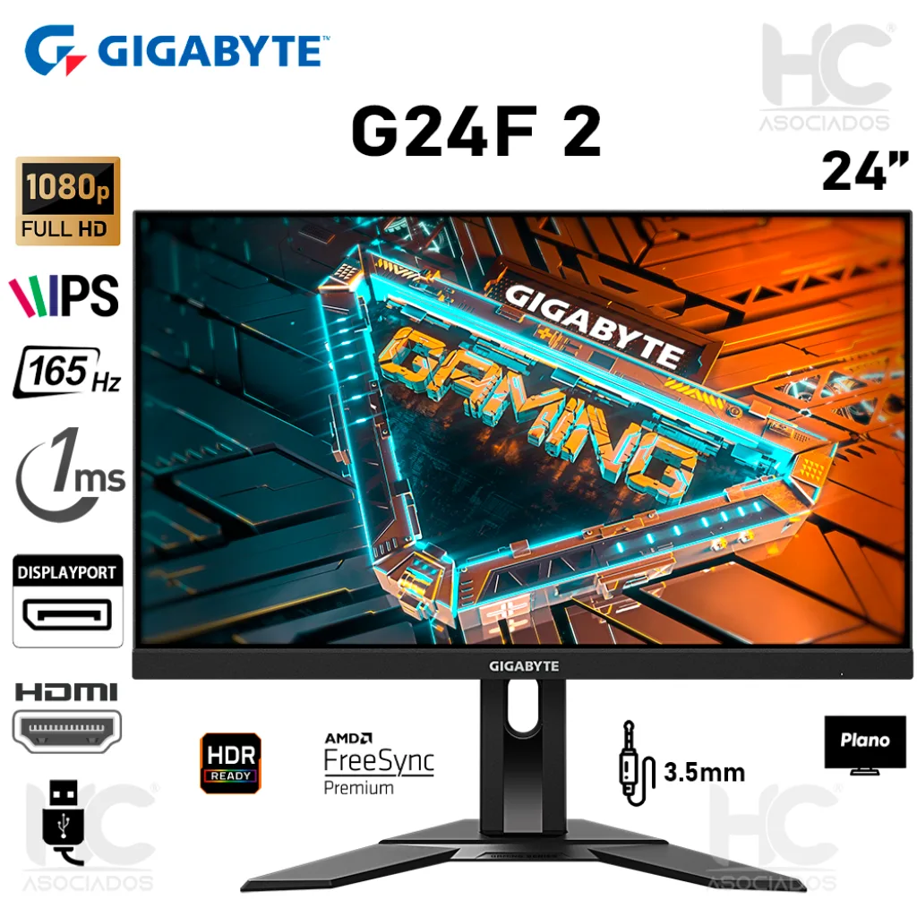Monitor GIGABYTE G24F 2 Gaming - تصویر گالری 1