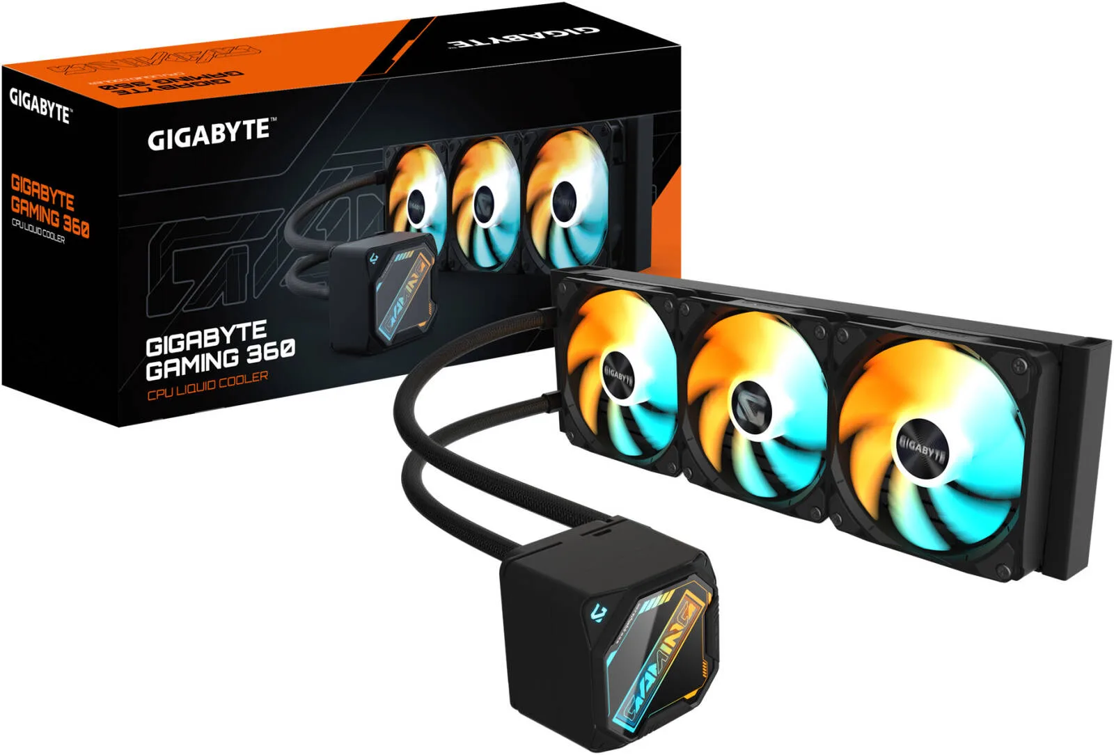 LIQUID FAN CPU GIGABYTE GAMING 360 BLACK ARGB