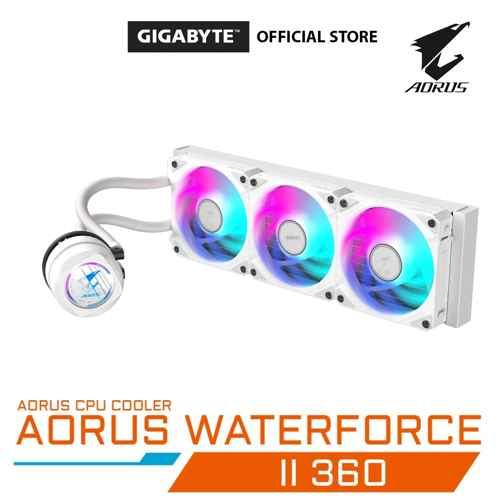 LIQUID FAN  CPU GIGABYTE AORUS WATERFORCE II 360 ICE - تصویر گالری 2