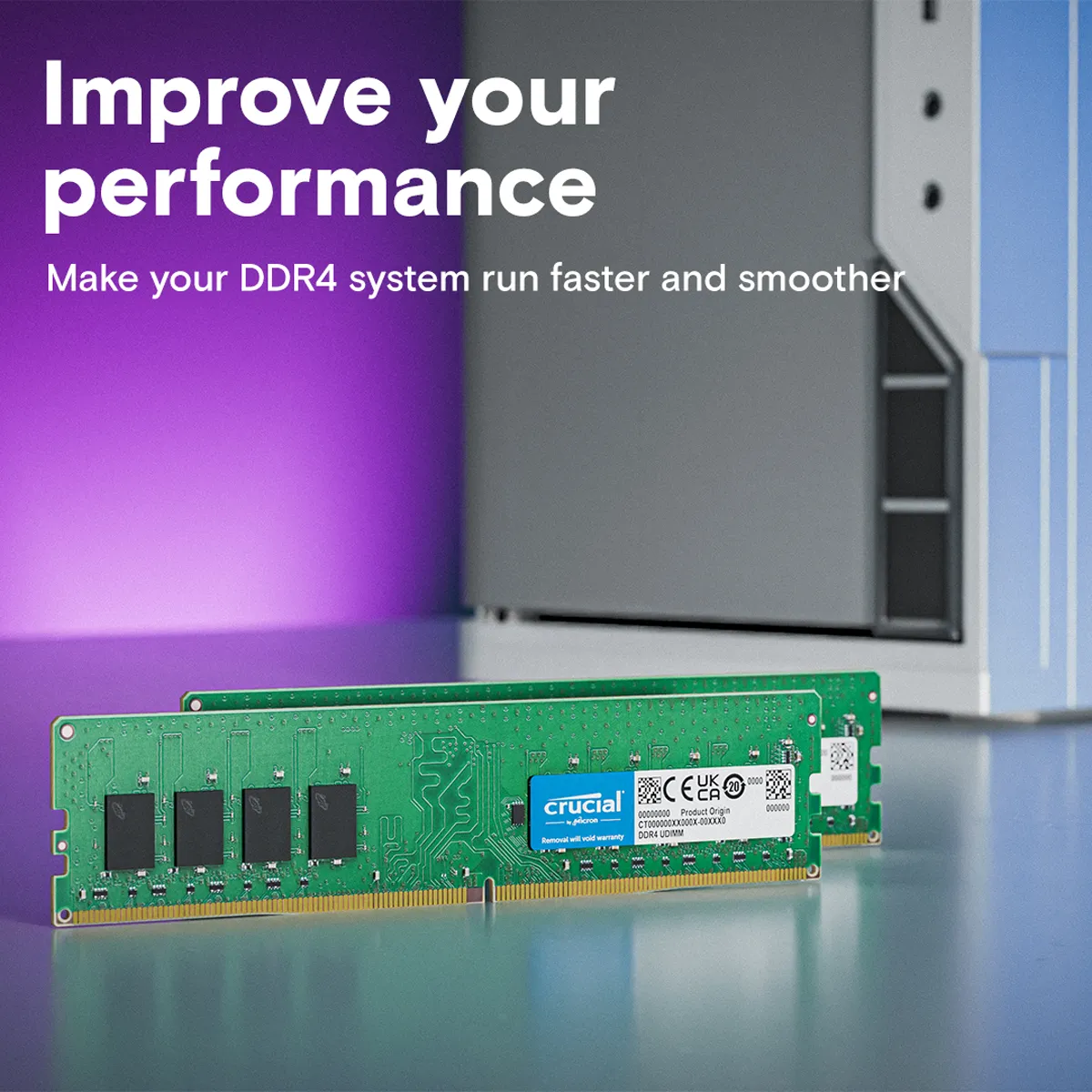 RAM Crucial 16G 3200 PC DDR4  PC - تصویر گالری 3