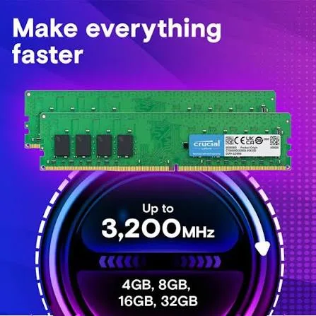 RAM Crucial 16G 3200 PC DDR4  PC - تصویر گالری 2